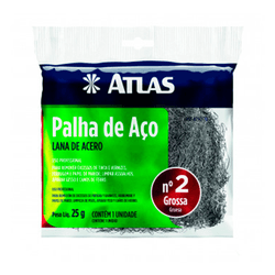 PALHA DE AÇO Nº2 GROSSA REMOVE EXCESSOS DE TINTAS ... - Andraort Tintas