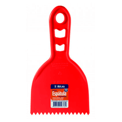 ESPÁTULA DE PLÁSTICO DENTADA 10CM 151/10 ATLAS - Andraort Tintas