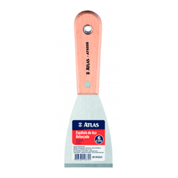 ESPÁTULA DE AÇO REFORÇADO 60MM AT6555/6 ATLAS - Andraort Tintas