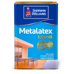 METALATEX LITORAL ACETINADO BRANCO 18L - Andraort Tintas