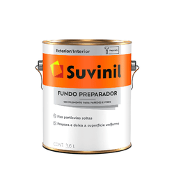 FUNDO PREPARADOR PARA PAREDES BRANCO GALÃO 3,6LT - Andraort Tintas