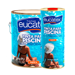 TINTA PU PARA PISCINA PREMIUM AZUL IMPERMEAVÉL 3,6... - Andraort Tintas