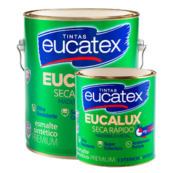 TINTA ESMALTE EUCALUX SINTÉTICO BRILHANTE BRANCO P... - Andraort Tintas