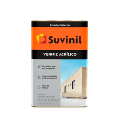 SUVINIL VERNIZ ACRILICO BASE DAGUA ACRILICO 18LT - Andraort Tintas