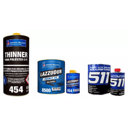 KIT PRIMER 511 + VERNIZ 8500 + CATALISADORES + DIL... - Andraort Tintas