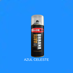 SPRAY ARTE URBANA AZUL CELESTE - Andraort Tintas