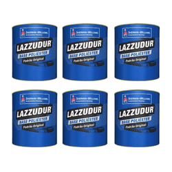 KIT COM 6 LAZZUDUR PRETO NINJA 900ML VW 95 - Andraort Tintas