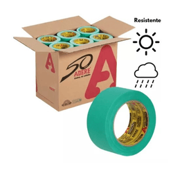 CAIXA COM 30 FITAS CREPE AUTOM VERDE ADERE 525 45X... - Andraort Tintas