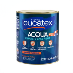 EUCATEX ESMALTE BRILHANTE BASE AGUA BASE B 800ML - Andraort Tintas