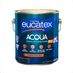 EUCATEX ESMALTE ACETINADO BASE AGUA BASE B 3,2L - Andraort Tintas