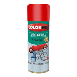 SPRAY VERMELHO COLORGIN 55061 - Andraort Tintas