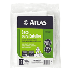 SACO PARA ENTULHO AT5080 40KG ATLAS - Andraort Tintas