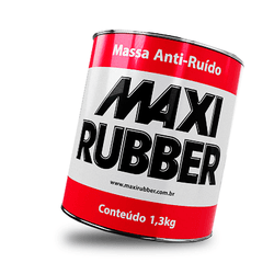 MASSA ANTI RUÍIDO AUTOMOTIVO MAXI RUBBER 1,3 KG - Andraort Tintas