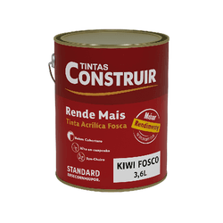 CONSTRUIR TINTA ACRILICA STANDARD KIWI FOSCO 3,6L - Andraort Tintas