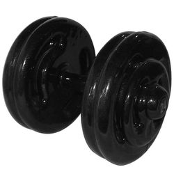 Dumbbell Emborrachado 24 Kg - 197 - ANILHASDEFERRO