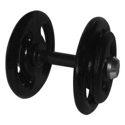 Dumbbell Pintado Com Pegada Emborrachada 16 Kg - 7 - ANILHASDEFERRO