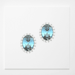 Brinco Chakra frontal de topázio london - 50 - ANNAVIVA