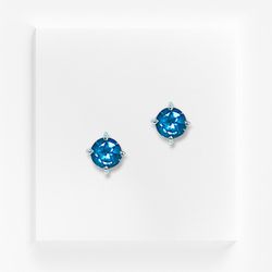 Brinco topázio azul london - 41 - ANNAVIVA