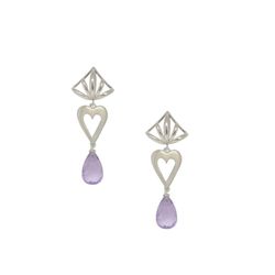 Brinco Coração com Briolet - 55 - ANNAVIVA