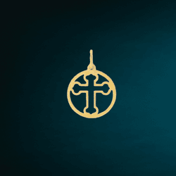 Pingente medalha Cruz em Ouro 18k - 184 - ANNAVIVA