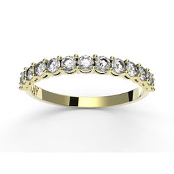 Meia Aliança de Diamantes - 31 - ANNAVIVA