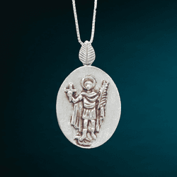 Medalha Santo Expedito em Prata 925 - 24 - ANNAVIVA