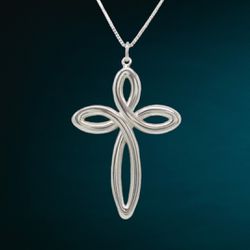 Pingente Cruz em prata 950 - 15 - ANNAVIVA