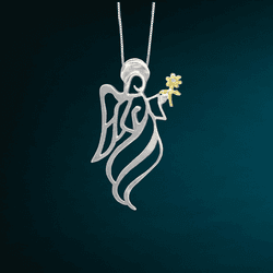 Pingente São Gabriel Arcanjo em Prata 925 - 153 - ANNAVIVA