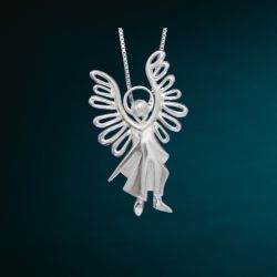 Pingente São Miguel arcanjo em Prata - 116 - ANNAVIVA