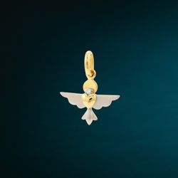 Pingente Mini Espírito Santo Ouro 18k - 167 - ANNAVIVA