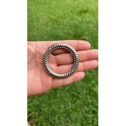 ARGOLA MEIA COXA 60MM BRANCA ZAMAC PREMIUM - MEIAC... - ANTIGU'S