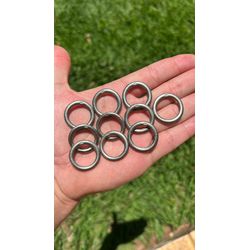 1 ARGOLA COQUERINHO 27MM BRANCA ZAMAC - COQBRA - ANTIGU'S