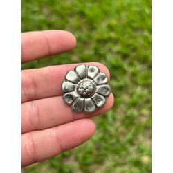 APLIQUE MARGARIDA FLOR 30 MM BRANCO - MARGBRA30 - ANTIGU'S