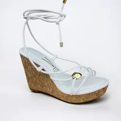 Sandália Anabela Feminina Vizz... - Ao Barulho Calçados