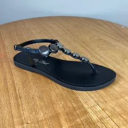 Rasteirinha Feminina A.B Preta - Ao Barulho Calçados