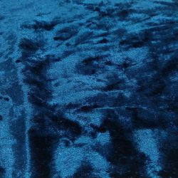 Tecido Veludo Molhado Azul Petróleo 1m - 11102 - APOLO ARTES