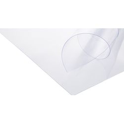 Plástico Transparente PVC Cristal 0.6mm 1m com Pap... - APOLO ARTES