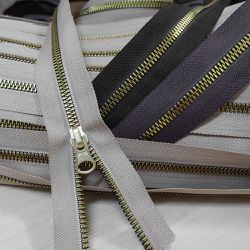 ziper Vislon Bag ZAP Nº 05 Bege e Ouro - 12059 - APOLO ARTES