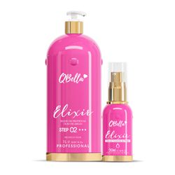 Kit Progressiva Elixir 1l + Serum Elixir 50ml - DF... - QBella Profissional