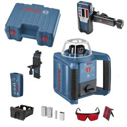 NIVEL LASER ROTATIVO 300M.(GRL300HV) COM MALETA - 0601061501 - BOSCH - 10274 - ARARENSEFERRAMENTAS