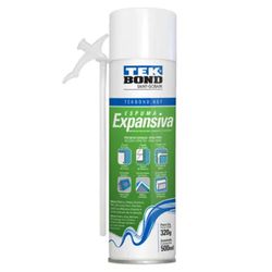 ESPUMA POLIURETANO EXPANSIVEL 500ML - TEK BOND - 22739 - ARARENSEFERRAMENTAS