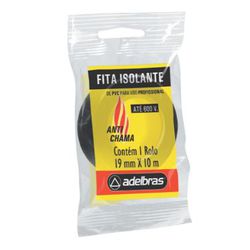 FITA ISOLANTE 19MM X 10 METROS - ADELBRAS - 25381 - ARARENSEFERRAMENTAS