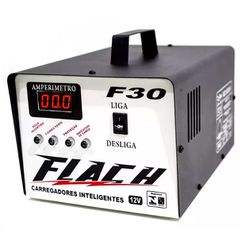 CARREGADOR BATERIA INTELIGENTE 30A 12V. (MOD. F30) - FLACH - 30460 - ARARENSEFERRAMENTAS