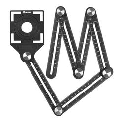 ESQUADRO REGUA ARTICULADA GABARITO ALUMINIO - CORTAG - 32586 - ARARENSEFERRAMENTAS