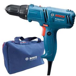 PARAFUSADEIRA ELETRICA /FURADEIRA 400W.(GSR7-14E) COM BOLSA 110V/220V - BOSCH - V0107 - ARARENSEFERRAMENTAS
