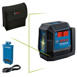 NIVEL LASER 012M(GLL12-22G)VERDE C/BATERIA 3,7V. - BOSCH - 38929 - ARARENSEFERRAMENTAS