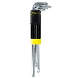 JOGO CHAVE TORX COM GUIA LONGA T10-T50 09PEÇAS - TITANIUM - 40940 - ARARENSEFERRAMENTAS