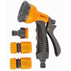 HIDROPISTOLA MULTIFUNCAO 8 POSIÇÕERS (KIT) - MERAX - 41055 - ARARENSEFERRAMENTAS