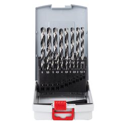 JOGO BROCA AR (1,0A10,0MM) 19 PEÇAS POINTTEQ 2608577351 - BOSCH - 41122 - ARARENSEFERRAMENTAS