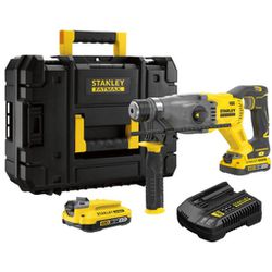 MARTELETE PERFURADOR ROMPEDOR 20V (SBH900)COM 2 BATERIAS E CARREGADOR BIVOLT - STANLEY - 41233 - ARARENSEFERRAMENTAS